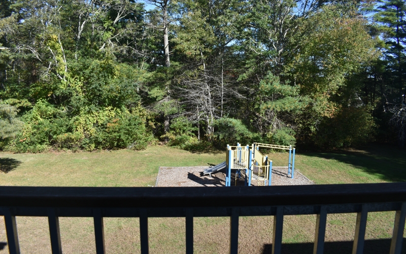 Brandy Hill Apartments view of playground from unit