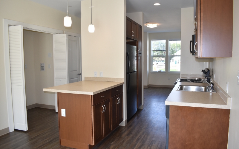 High Meadow Townhomes unit kitchen