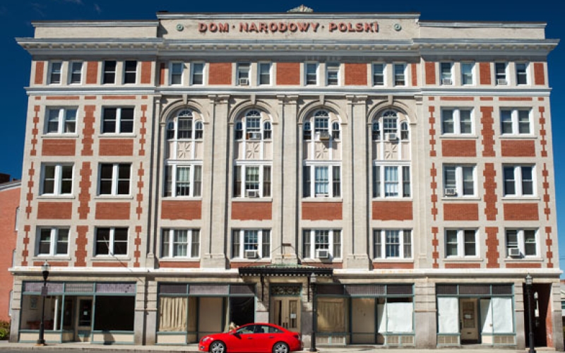 Dom Narodowy Polski building exterior facade