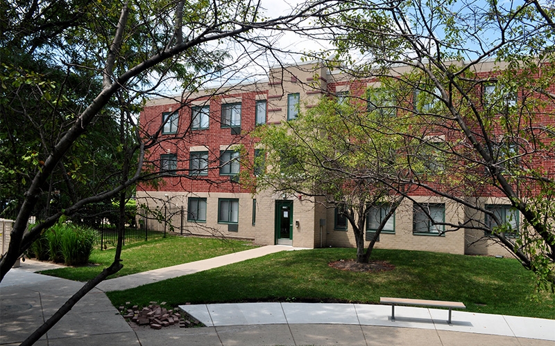 Newberry Park Apartments courtyard