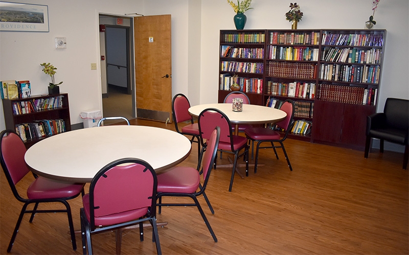Grace Apartments library