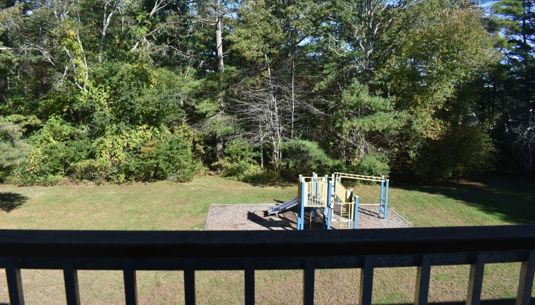 Brandy Hill Apartments view of playground from unit