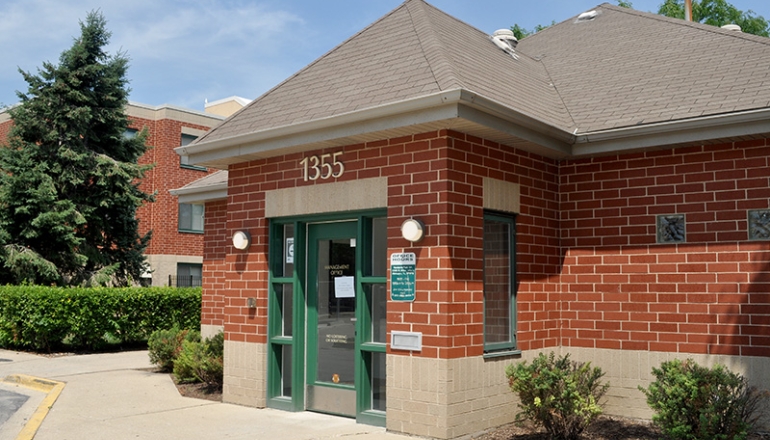 Newberry Park Apartments entrance 