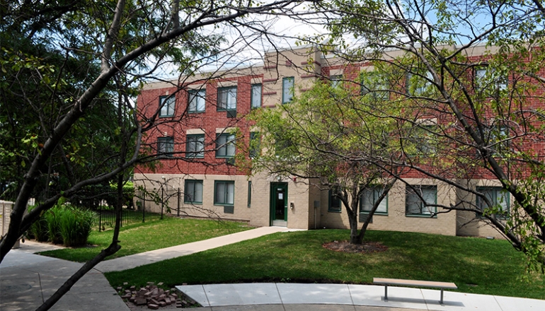Newberry Park Apartments courtyard