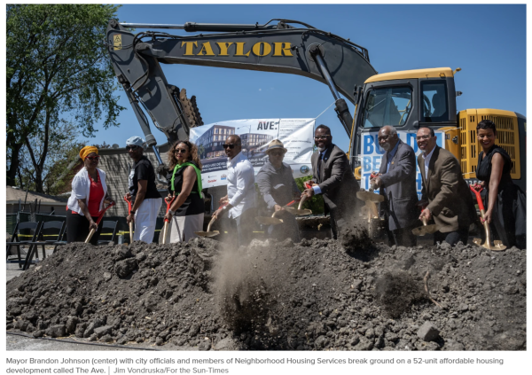 The Ave groundbreaking