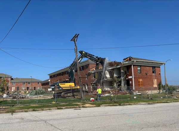 Demolition of building