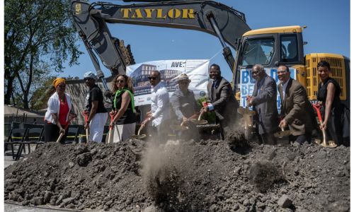 The Ave groundbreaking