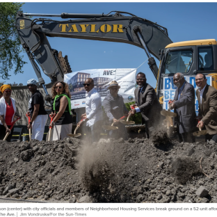 The Ave groundbreaking